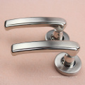 Supply all kinds of stainless steel door handle on rose